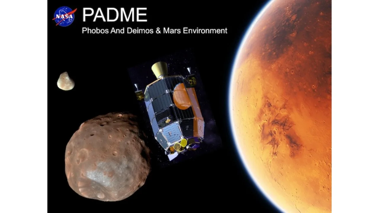 Phobos And Deimos &amp; Mars Environment (PADME) is a proposed low-cost, NASA Mars orbiter mission that will address longstanding unknowns a