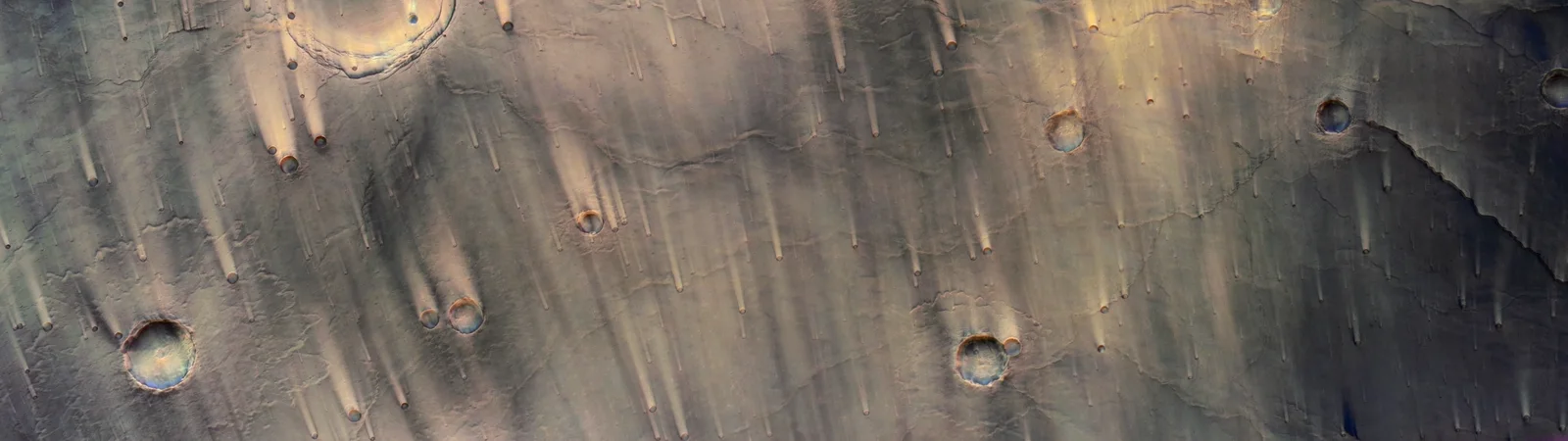 Mars Express HRSC image of central Syrtis Major Planum. This region is home two low shield volcanoes. The surface is primarily dark basalt l
